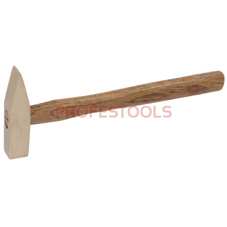 Nieiskrzący młotek ślusarski 1000g L= 360mm drewniany trzonek BRONZE  KS TOOLS 963.2015