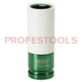 Nasadka udarowa 1/2" do alufelg 22mm D1=30mm L=85mm ciemno zielona KS TOOLS 515.2022