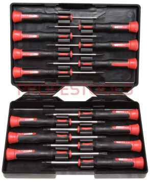 KS TOOLS Zestaw wkrętaków precyzyjnych ESD 14sz. płaskie+PH+TORX 500.7170