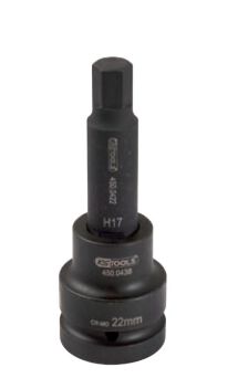 KS TOOLS Nasadka udarowa 3/4" z grotem 6-kt 17mm długa 450.0461