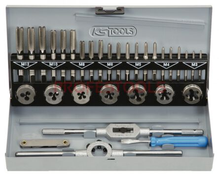 KS TOOLS Zestaw gwintowników HSS w opakowaniu 32sz. 331.0632