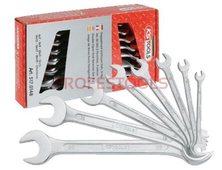 KS TOOLS Zestaw kluczy płaskich 12sz. CLASSIC