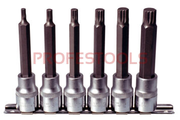 KS TOOLS Nasadka 1/2"z grotem XZN 12-kt długi M5-M14 6sz. CLASSIC 911.1358