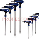 KS TOOLS Zestaw kluczy imbusowych T TORX TX z otworem TB9-TB40 8sz. 151.8165