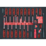 Wkrętaki  PF+ płaskie + TORX 22szt  wkładka 1/1 KS TOOLS 711.0022