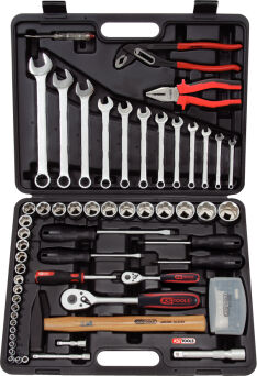 KS TOOLS Zestaw narzędzi 1/4"- 1/2" 88sz. SUPERLOCK 911.0688