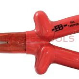 KS TOOLS Szczypce płaskie długie powlekane L=160mm izolowane 1000V CLASSIC 117.1717