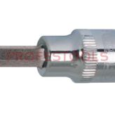 KS TOOLS Nasadka 1/2" z grotem 6-kt calowym 1/2" krótki CHROME 918.1707