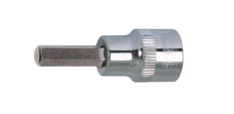 KS TOOLS Nasadka 1/2" z grotem 6-kt calowym 1/2" krótki CHROME 918.1707