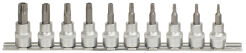 KS TOOLS Zestaw nasadek 3/8" z grotem TORX TB10-TB55 z otworem CLASSIC 10sz. 911.3940