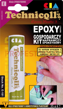 TECHNICQLL Epoksydowy kit gospodarczy E-181