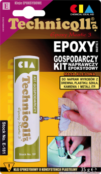 TECHNICQLL Epoksydowy kit gospodarczy E-181