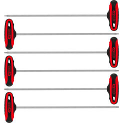 Klucze trzpieniowe TORX T10-T30 6szt jednostronne długie KS TOOLS 158.8050