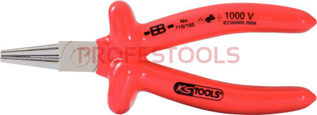 KS TOOLS Szczypce okrągłe L=160mm izolowane 1000V CLASSIC 117.1297