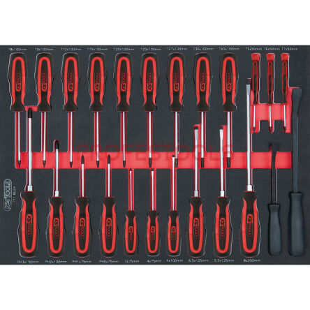 Wkrętaki PH+ płaskie +TORX  24szt  wkładka 1/1 KS TOOLS 711.8024