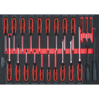 Wkrętaki PH+ płaskie +TORX  24szt  wkładka 1/1 KS TOOLS 711.8024