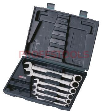 KS TOOLS Zestaw kl z grzechotką 8-19mm 503.4259