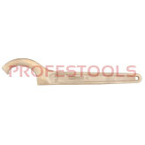 Nieiskrzący klucz hakowy do nakrętek KM 12 -14mm  BRONZE  KS TOOLS 963.8210