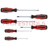 Zestaw wkrętaków 6sz. płaskie+PZ ERGOTORQUE KS TOOLS 159.0020